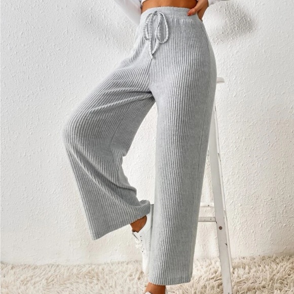 Ribbed lounge pants - Picture 1 of 2